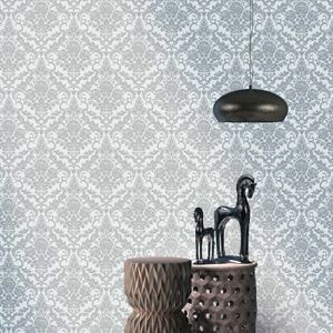Papier peint baroque gris 13396-30