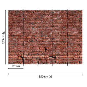Papier peint panoramique BrickRed DD118784 A.S. Création Designwalls