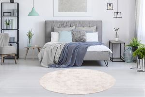 Tapis Amazone 022004 Rose poudré (Ø 160 Rond)