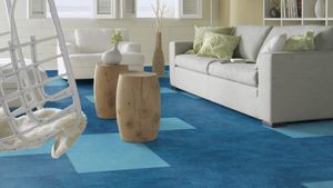 Forbo Marmoleum Modal Colour "t3030 blue" (50 x 50 cm)