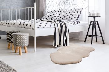 Tapis Rabbit Sheepskin 108019 Crème