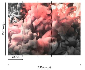 Papier peint panoramique ColoredSmoke2 DD118774 A.S. Création Designwalls
