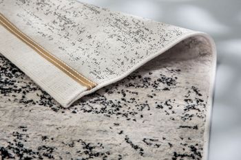 Tapis vintage effet béton Gris - Noir - Beige