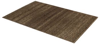 Tapis shaggy à poils longs marron chiné