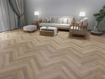 Nature2Floor Elegance Herringbone Click "Chêne Naturel" | Sous-couche intégrée