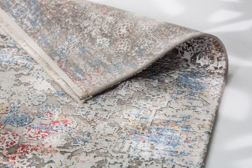 Tapis Shabby Chic multicolore à motifs