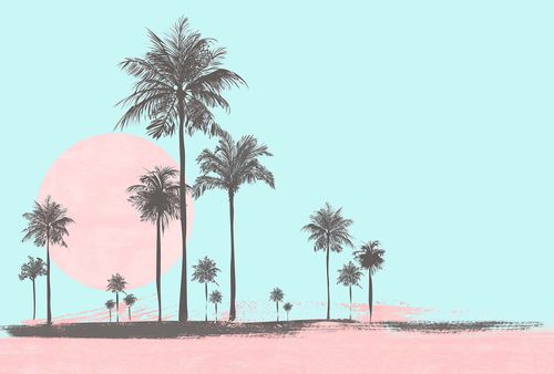 Papier peint panoramique MiamiBeachSunrise1 DD119761 A.S. Création ARTist