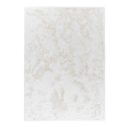 Tapis fausse fourrure blanc - Doux