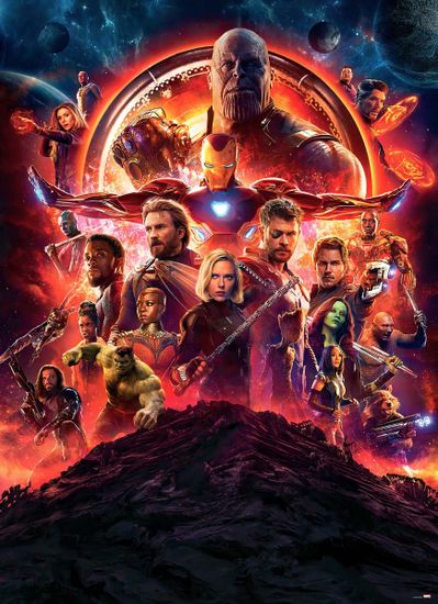 Komar Avengers Infinity War Movie Poster 4-4126 | 184 x 254 cm