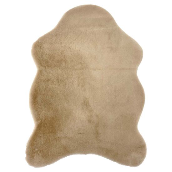 Tapis fausse fourrure or