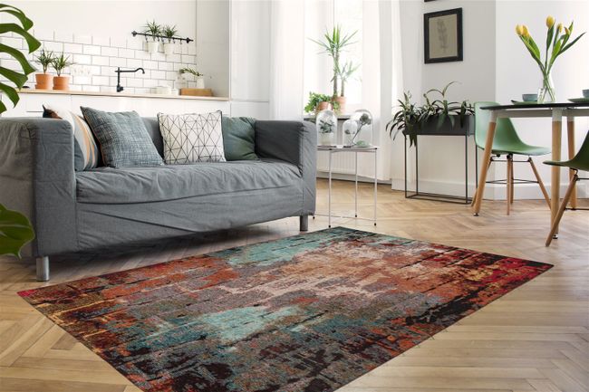Tapis Primavera 425 Crème / Multicolore