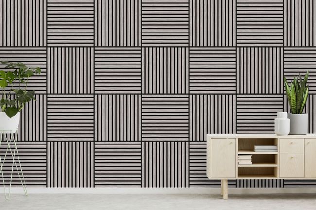Chantemur Solid Acoustic Déco Forte "Chêne Gris" | 52 x 52 cm