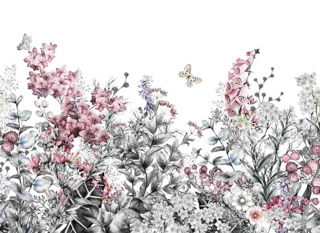 Papier peint panoramique FlowerPainting DD118800 A.S. Création Designwalls