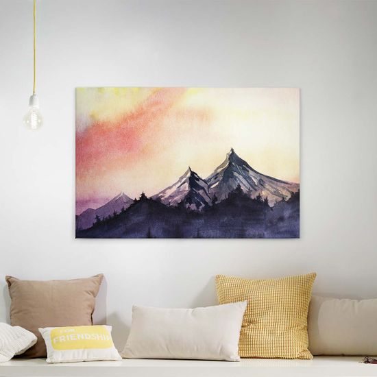 Tableau sur toile DD120293 Mountain Paint 1 A.S. Création