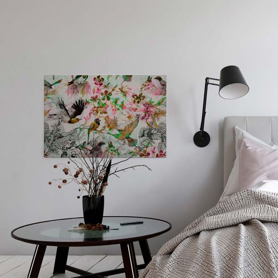 Tableau sur toile DD120343 funky birds 1 A.S. Création