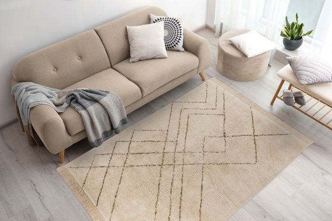 Tapis Mylen 425 Crème / Marron