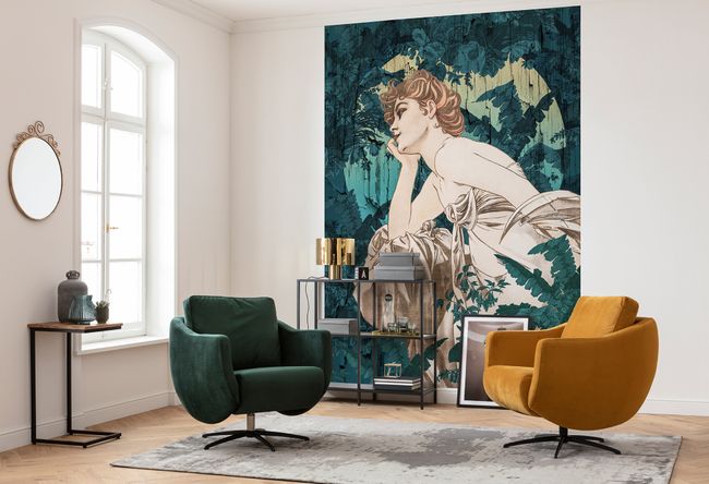 Komar Songes Vert HX4-027 | 200 x 280 cm