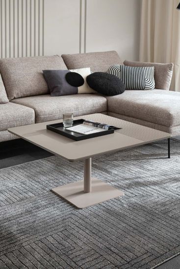 Tapis Boho épais gris anthracite